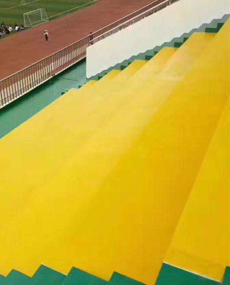 碧江球场台阶翻新修补改造